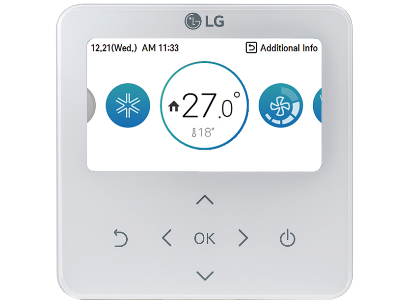 Индивидуальное управление LG Проводной пульт управления LG PREMTBB10 (черный) PREMTB100 (белый)